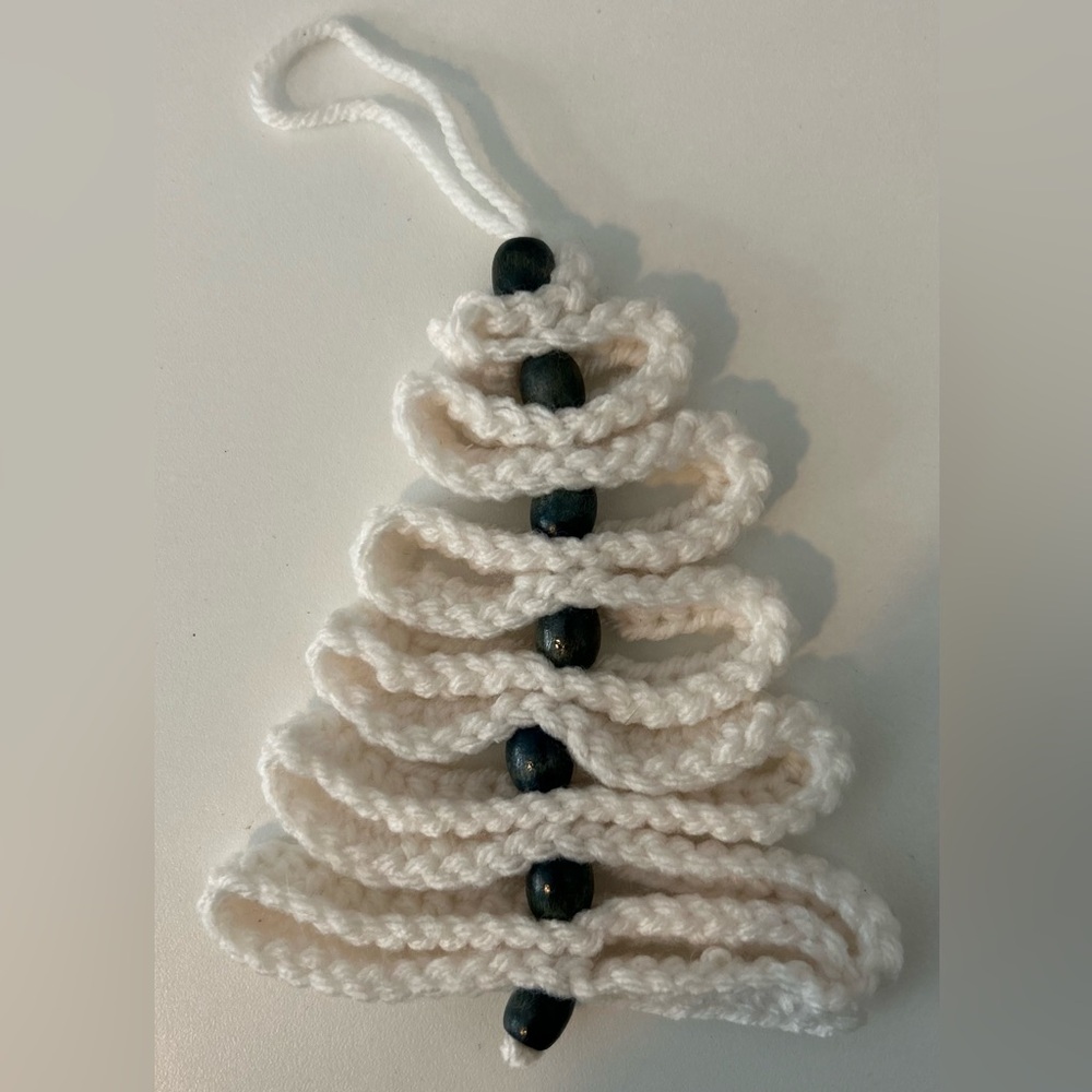 Handmade Crochet Christmas Tree Ornament